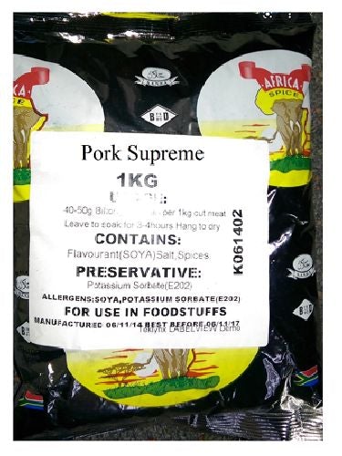 Africa Spice - Spice Mix - Pork Sausage - Supreme